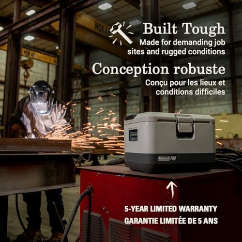 Coleman Pro 9qt Ultra-Light Premium Hard Cooler Lunchbox, Extra-Thick Insulation Keeps Ice for Days