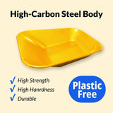 Kids Gardening Tool Set Wheelbarrow 2 Wheel Metal Wheelbarrow Toys (Yellow)