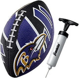 Franklin Sports NFL Team Footballs - Rubber Youth Mini Footballs for All NFL Teams - Kids Junior 8.5" Football - Official NFL Licensed Footballs