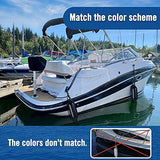 Affordura Boat Fender 4 Pack Boat Bumpers Fenders with 4 Ropes, Boat Bumpers for Pontoon Boat Fenders Inflatable