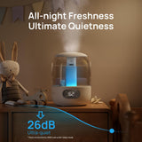 DREO 3L Humidifiers for Bedroom, 30H Runtime, 26 dB Quiet, New Edition