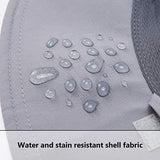 BASSDASH UPF 50+ Sun Fishing Hat Water Resistant with Detachable Neck Flap