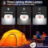 Rechargeable Camping Lights FLY2SKY 4Pcs White Tent Lights Mini Flashlight Portable LED Camping Lantern Survival Gear Camping Accessories for Hiking Backpacking Fishing Hurricane Emergency Outage