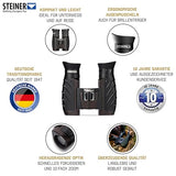 Steiner Safari UltraSharp 10 x 26 Binoculars, Compact, Large Magnification, Robust, Waterproof, Ideal for Travel, Hiking, Concerts, Sports and Nature Observation