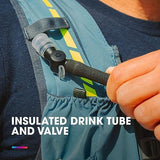 HydraPak Velocity IT (1.5L or 2L Hydration Reservoir) - Insulated Water Bladder/Reservoir for Hydration Pack – Self-Sealing Bite Valve, Leak Proof and Dishwasher Safe