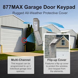 Universal Garage Door Opener Keypads & Remotes for Liftmaster Chamberlain Craftsman Wayne Dalton Openers Produced since 1993, Replaces 877/878MAX 377/977/877/66LM&893LM G953EV-P2 371/373LM 971LM 973LM