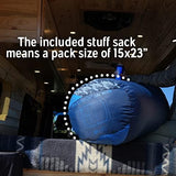 Kelty Tru.Comfort Doublewide 20 Degree Sleeping Bag – Two Person Synthetic Camping Sleeping Bag for Couples & Family Camping