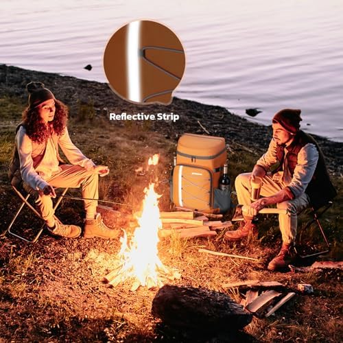 Maelstrom Cooler Backpack - 35/50 Can Insulated Soft Cooler Lunch Bag for Camping, Beach, Hiking & Shopping