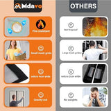 Magnetic Screen Door，Fiberglass Screen Door Mesh，Keep Bugs Out, Heavy-Duty Mesh Curtain,Pet and Kid Friendly, Works with Front Doors, Sliding Doors（36x80 Inch Fiberglass