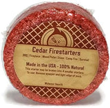 Midwest Hearth Cedar Fire Starters (36 Pack - Up to 144 Fires) Made in USA