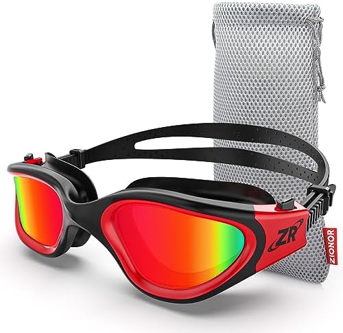 ZIONOR G1 Polarized Swimming Goggles for Unisex Adult Women Anti Fog 100% Anti UV Diving Goggles