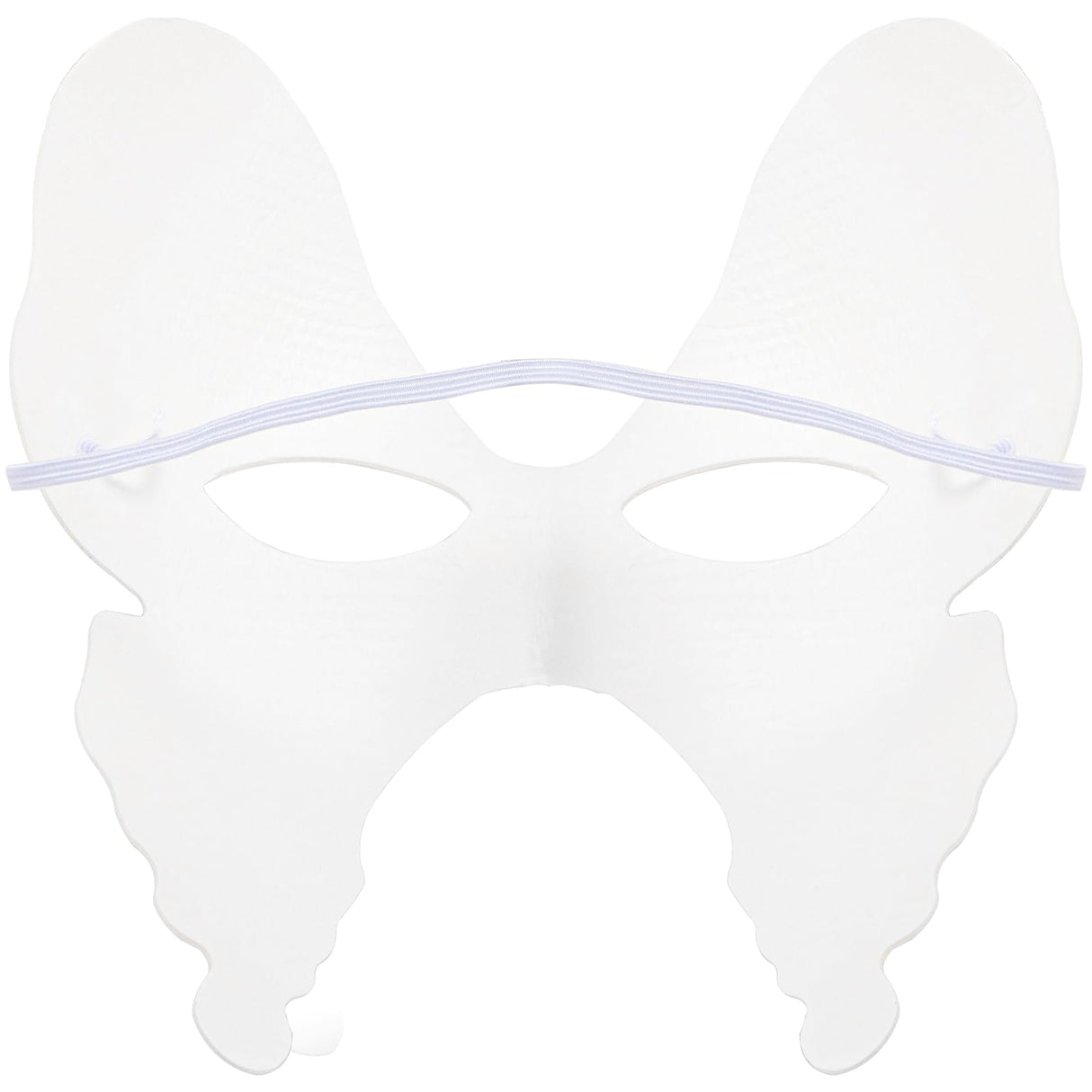 Nicunom 30 Pack Paper Mache Art Masks, DIY Blank Masks Paintable Masquerade Mask White Half Face Masks Costume Craft Mask for Art Party Mardi Gras Cosplay Dance Halloween Christmas