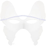 Nicunom 30 Pack Paper Mache Art Masks, DIY Blank Masks Paintable Masquerade Mask White Half Face Masks Costume Craft Mask for Art Party Mardi Gras Cosplay Dance Halloween Christmas