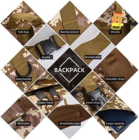 King'sGuard 100L Camping Hiking Backpack Molle Rucksack Military Camping Backpacking Daypack