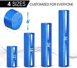 Yes4All High-Density Round Back Roller Foam, Exercise Foam Roller for Yoga, Pilates & Stretching - 12, 18, 24, 36 inch