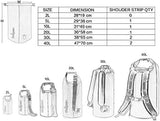 Unigear Dry Bag Waterproof, 2L/5L/10L/20L/30L/40L Floating and Lightweight Bags for Kayaking, Boating, Fishing, Swimming and Camping with Waterproof Phone Case