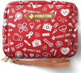 EVERLIT Care Rescue Pack | Family-Friendly First Aid Kit for Kids with 200 Pcs Medical Supplies | Travel-Friendly Compact Storage Bag for Home, Car, Travel, Camping, Adventure (Original)