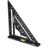 Johnson Level & Tool 1904-0700V 7-1/4" Johnny Square® MACH-1™ Smart Mark™ Rafter Square with Level Vial, Black