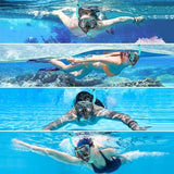 Snorkeling Gear for Adults, Dry-Top Snorkel Set Scuba Diving mask, 180°Panoramic Wide View Professional Snorkeling Gear Breathing Freely Snorkel Mask