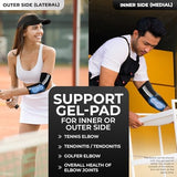DR. BRACE® Elite Elbow Brace Support, Breathable Elbow Compression Sleeve with Gel Pad for Golfer's, Tennis Elbow & Tendonitis Treatment & Pain Relief 2024