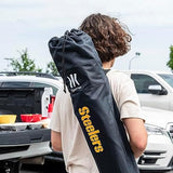 Kijaro Sports Fan Folding Chair, 26" L x 35.5" W x 37" H, Pittsburgh Steelers