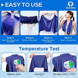 Sukeen 4 Pack Cooling Towel (40"x12"), Ice Towel, Soft Breathable Chilly Microfiber Towel for Sports, Workout & More Activities