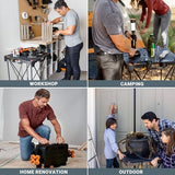 Worx WX066 Sidekick Folding Work Table, Portable All-in-one Work Bench