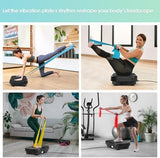 Vibration Plate Exercise Machine for Lymphatic Drainage Weight Loss,SoftGym Power Vibration Plate 300-400 Lbs Capacity Full Whole Body Workout Vibration Platform,Waver Vibration Plate for Home Fitness