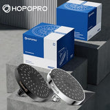 HOPOPRO 5-Mode High Pressure Shower Head - The Washington Post, NBC News, Today TV Show Recommended - High Flow Fixed Showerheads (6 Inch Chrome)