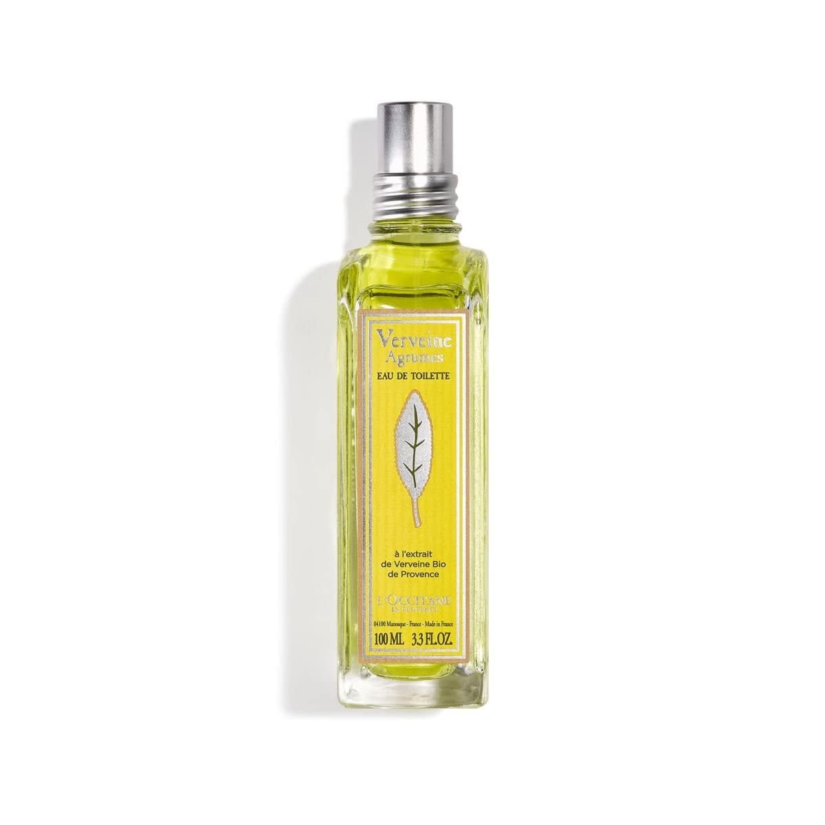 L'OCCITANE Citrus Verbena Eau de Toilette: Sparkling and Zesty Fragrance, Enriched with Verbena Extract from Provence, 3.3 Fl. Oz