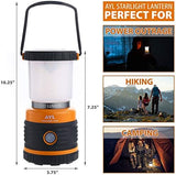 LED Camping Lantern, Battery Powered LED 1800LM, 4 Camping Lights Modes, Perfect Lantern Flashlight for Hurricane, Emergency Light, Storm, Power Outages, Survival Kits, Hiking, Fishing, Home and More