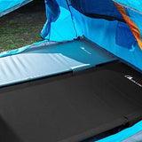 MOON LENCE Folding Camping Cot Outdoor Camping Bed Portable with Carry Bag Camp Cots for Adults for Hiking Backpacking Car Camping Outdoor&Indoor&Beach Use (black1)