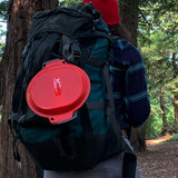 humangear GoKit Light | Travel Mess Kit | 5-Tool Portable Bowl, Plate, Spork | Camping Utensils