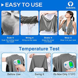 Sukkeen [4 Pack Cooling & Microfiber Towel (40'x12'),Soft Breathable Ice Towel for Yoga, Sport, Running,Gym & More Activities