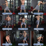 WHATAFIT Resistance Bands, Exercise Bands，Resistance Bands for Working Out, Work Out Bands with Handles for Men and Women Fitness, Strength Training Home Gym Equipment