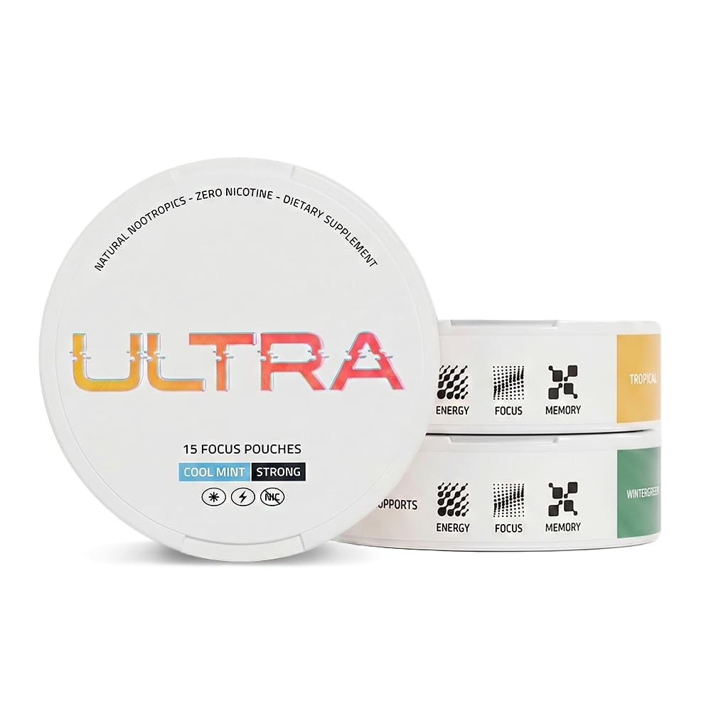 Ultra Focus Pouches (Variety Pack, 3 Cans) Caffeine Free