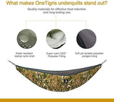 OneTigris Hideout Hammock Underquilt, Lightweight 4 Season Hammock Gear for Camping, Hiking, Backpacking, Travel, Beach, Backyard, Patio, Portable