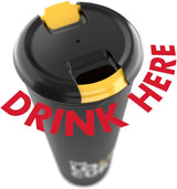 The LoudCup Tumbler + Stadium Horn - Insulated Cup Reusable Water Bottle Coffee Travel Mug - Worlds Loudest Cup for Game Day