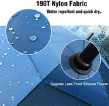 Golf Umbrella Large 58/62/68 Inch Automatic Open Golf Umbrella Extra Large Oversize Double Canopy Vented Umbrella Windproof Waterproof for Men and Women