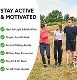 3DFitBud Simple Step Counter Walking 3D Pedometer from 3DActive with Clip & Lanyard - A420S