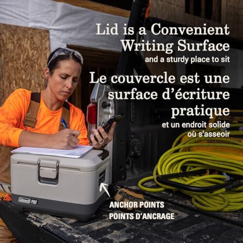 Coleman Pro 9qt Ultra-Light Premium Hard Cooler Lunchbox, Extra-Thick Insulation Keeps Ice for Days