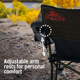 Kelty Lowdown Couch - 3 Person Capacity Camping Chair, Extra Large and Sturdy Bench for Campsites, Soccer Games, and Backyard Parties (Dark Shadow/Midnight Navy)
