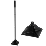 Walensee 10" x 10" Steel Tamper Tool with 48" Handle, Heavy Duty Ground Tamper with Rubber Grip for Leveling Paver Base, Ideal for Dirt Compacting, Gravel and Sand, Driveways and Blacktop Repair