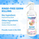 CleanSmart Toy Disinfectant, Hypochlorous Acid Spray, 16 oz (2 pack)