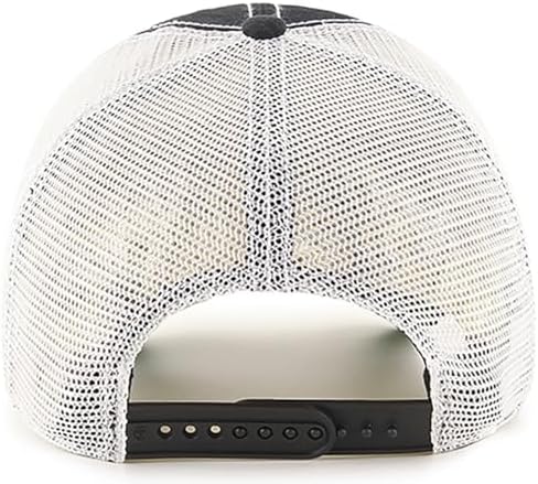 47 MLB Trawler Primary Logo Team Color Mesh Trucker Clean Up Adjustable Hat, Adult One Size Fits All