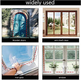 Black Rubber Weather Stripping Door Seal Strip, D Shape Door Rubber Weather Seal Strip, SelfAdhesive Door Weatherstripping Soundproofing Door Sealing Strip for Windows (50 feet, Black)