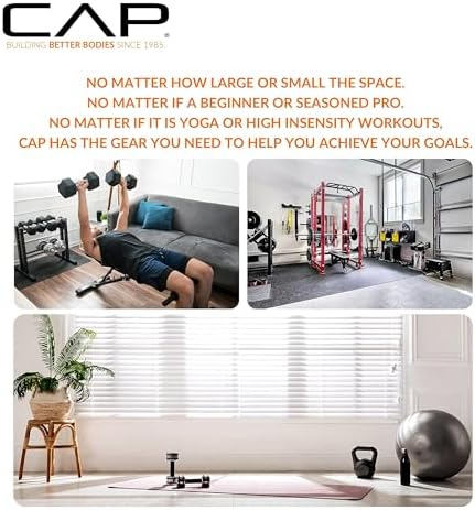 CAP Barbell Coated Dumbbell Weight | Multiple Options Pairs & Sets
