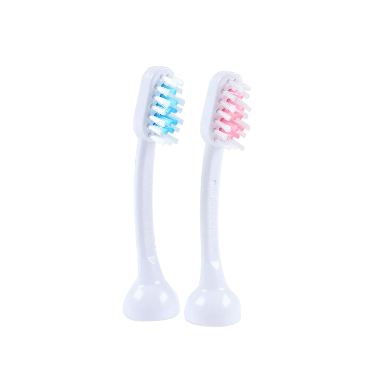 Emmi-dent Metallic/Professional 2-Pin Bristle-Head Attachments - Electric Toothbrush Replacement Heads. Cleans with Ultrasound Waves (Wave 2 Pack)