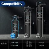 Waterdrop RF10 Replacement Filter Cartridge for 10UA/10UB Under Sink Water Filter, Reduces PFAS, PFOA/PFOS, Lead, Chlorine, Bad Taste & Odor, NSF/ANSI 42 Certified, 11K Gallons High Capacity, 2 PACK