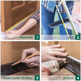 M-D Building Products 69609 All-Season Door Sweep, Heavy Duty Aluminum, Ideal for Residential & Commercial Use, Easy Installation with Heavy Rubber Seal, Ensure Comfort and Security (48 Inch, Bronze)